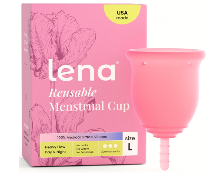 Lena Copa menstrual L rosa